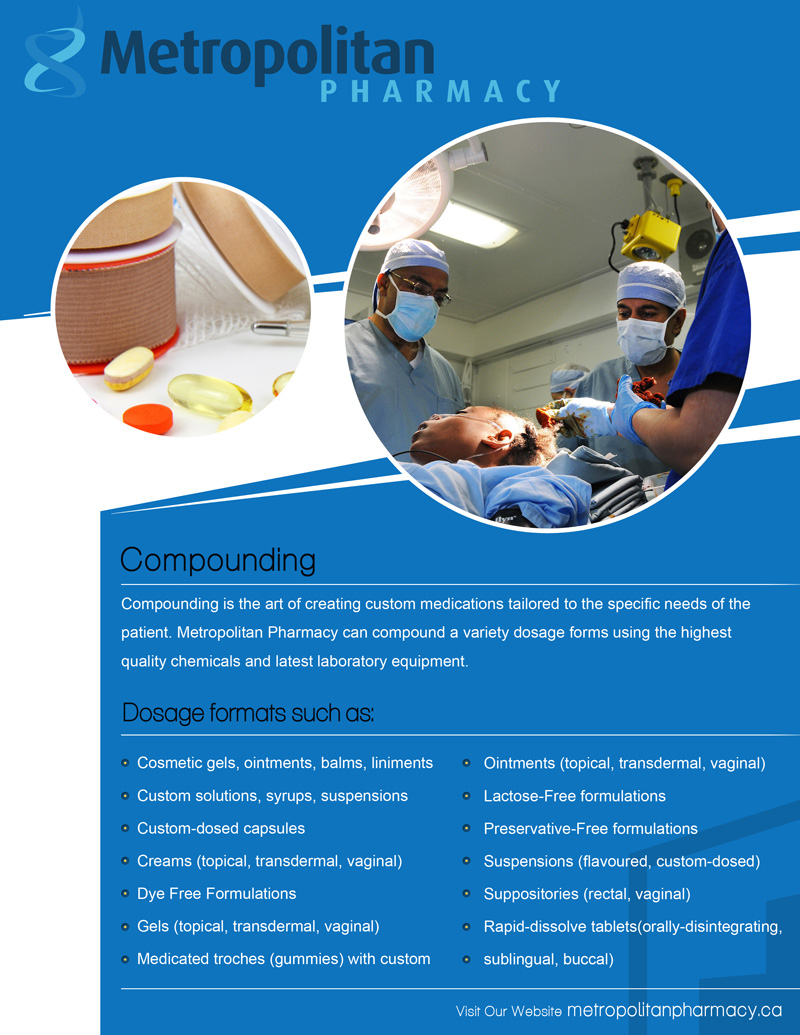 Brochure Design by Sandy Raman for Metropolitan Pharmacy | Design #1662018