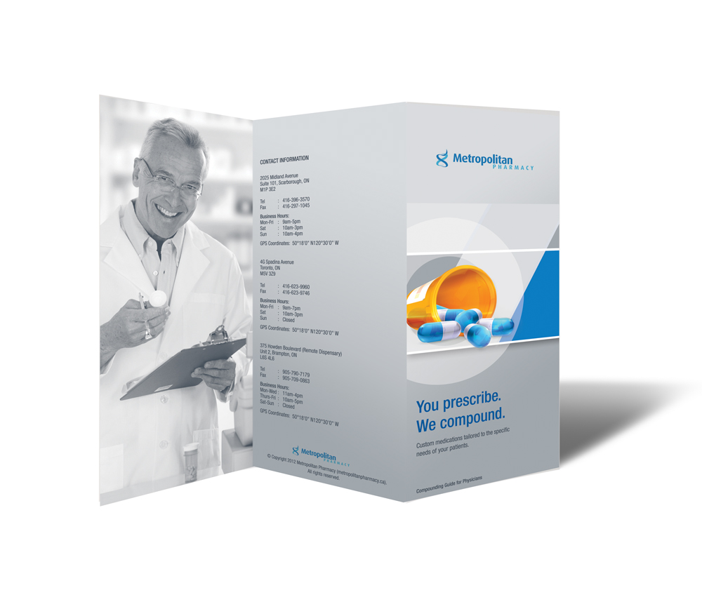 Diseño de Brochure por Sharon para Metropolitan Pharmacy | Diseño #1642729