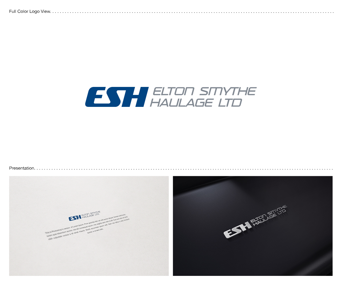 Logo Design by VisualFlava for Elton Smythe Haulage Ltd | Design #5831184