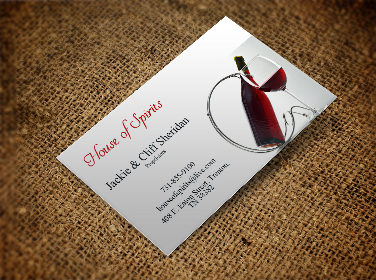 Visitenkarten-Design von Lanka Ama für House nof Spirits | Design #5821304