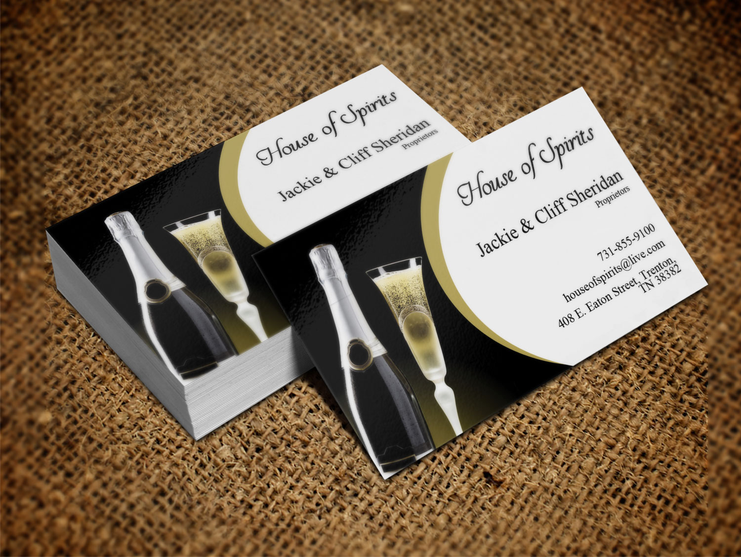 Visitenkarten-Design von Lanka Ama für House nof Spirits | Design #5821313