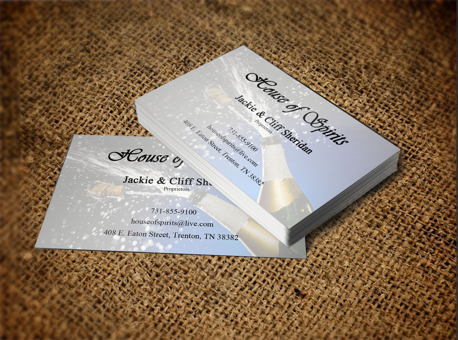 Design de Carte de Visite par Lanka Ama pour House nof Spirits | Design #5821317