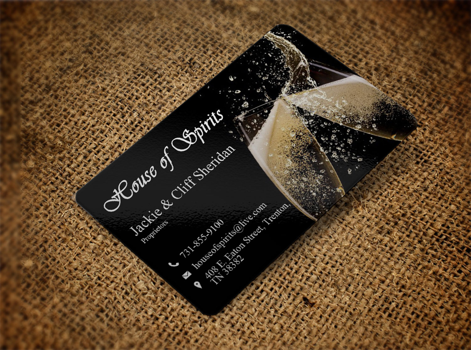Diseño de Tarjeta de Presentación por Lanka Ama para House nof Spirits | Diseño #5821319