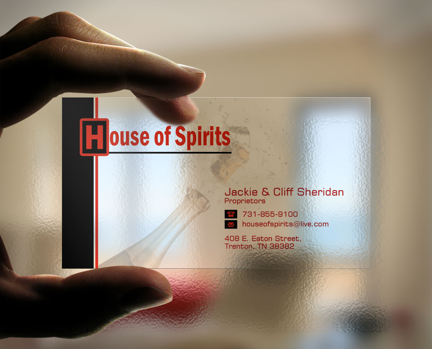 Diseño de Tarjeta de Presentación por Lanka Ama para House nof Spirits | Diseño #5821335
