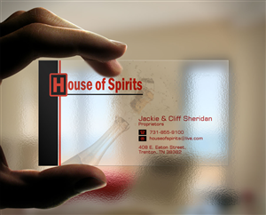 Business Card Design by Lanka Ama for House nof Spirits | Design: #5821335