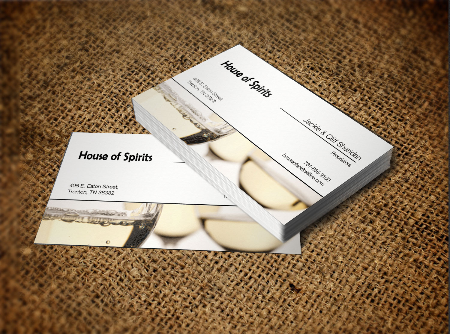 Business Card Design by Lanka Ama for House nof Spirits | Design #5821347