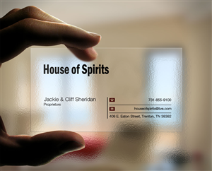 Business Card Design by Lanka Ama for House nof Spirits | Design: #5821358