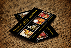 Business Card Design by Lanka Ama for House nof Spirits | Design: #5821376