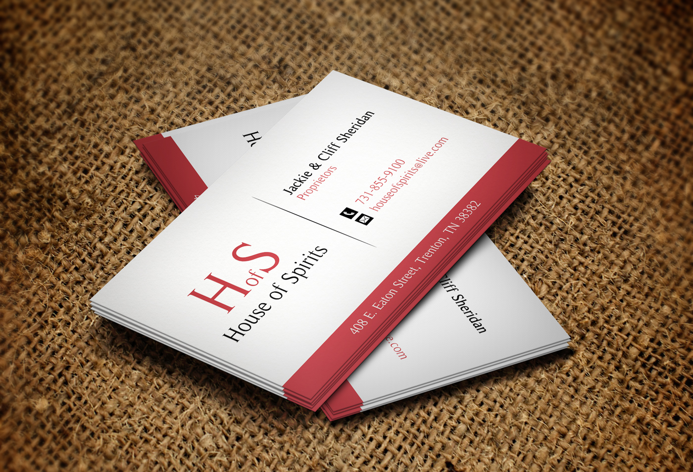 Business Card Design by Lanka Ama for House nof Spirits | Design #5821379