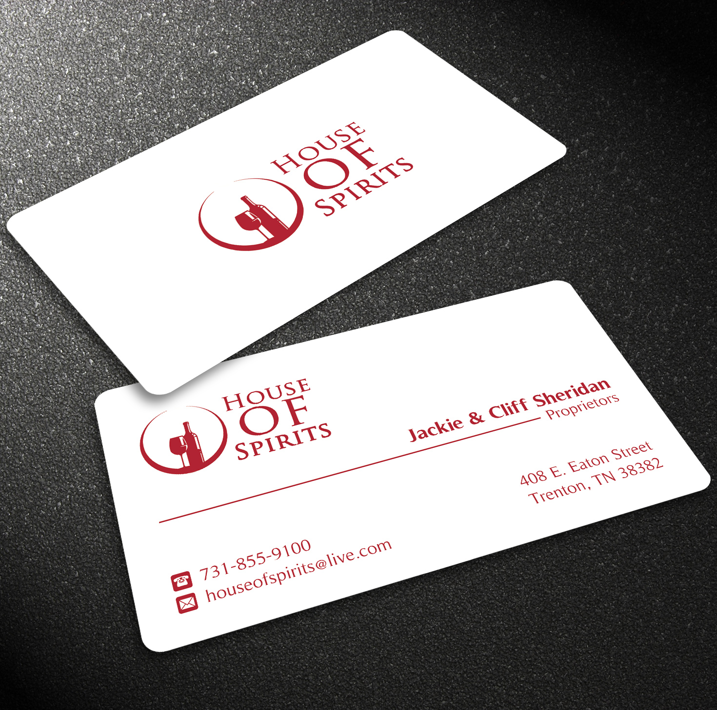 Business Card Design by Lanka Ama for House nof Spirits | Design #5821380