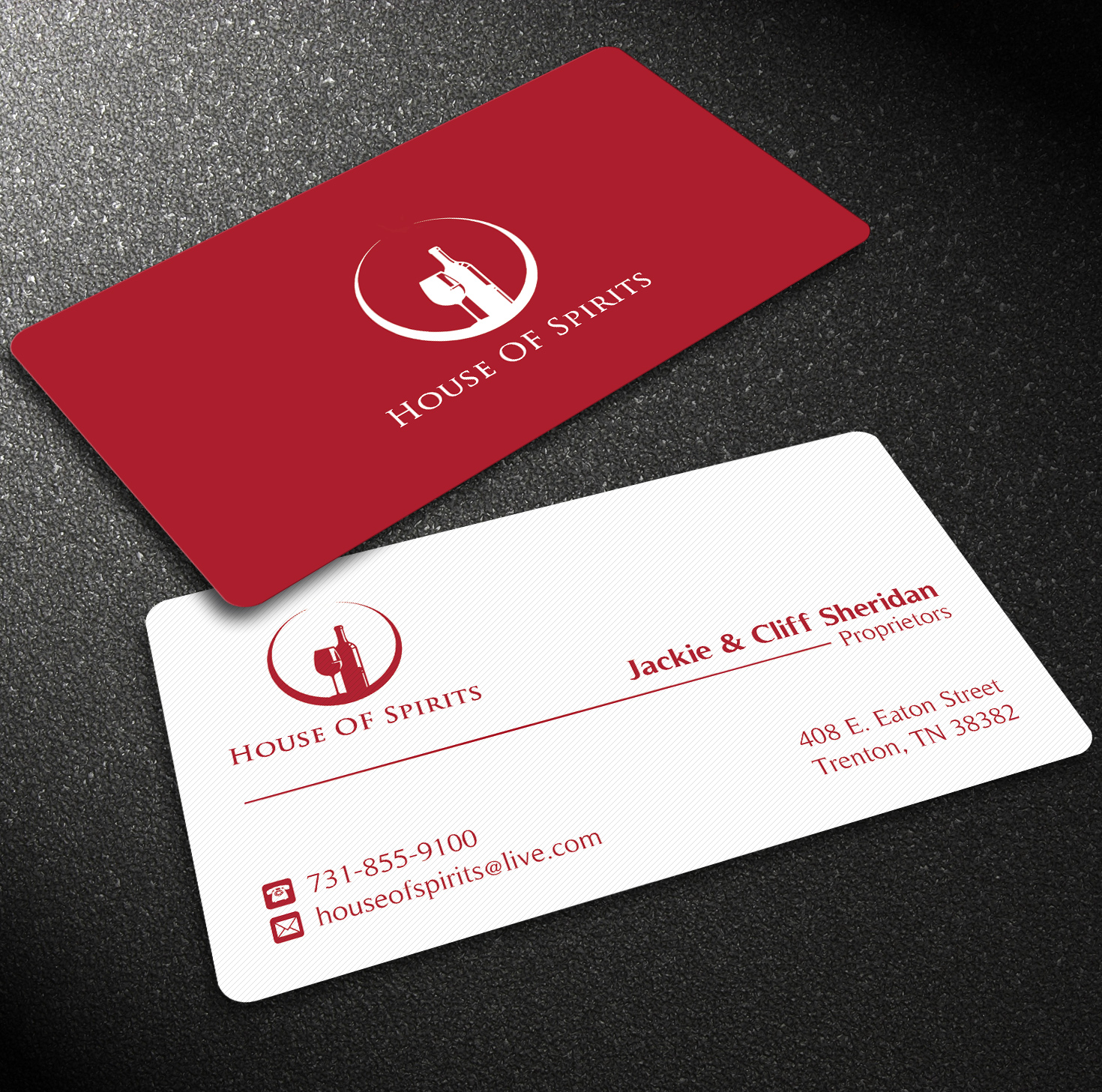 Diseño de Tarjeta de Presentación por Lanka Ama para House nof Spirits | Diseño #5821384