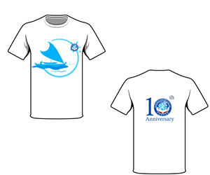 10th anniversary t-shirt design | T-Shirt-Design von Hania.tarabishy