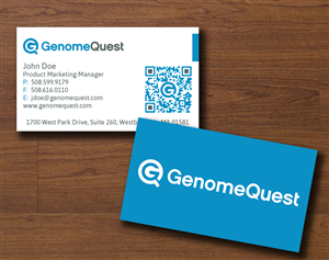 Business Card Design by Bay Concept for GenomeQuest, Inc. | Design #1601528