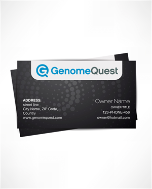 Business Card Design by Dalibor Zunic for GenomeQuest, Inc. | Design #1588058