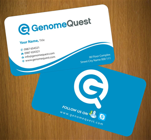 Business Card Design by Sbss for GenomeQuest, Inc. | Design: #1587712