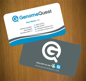 Business Card Design by Sbss for GenomeQuest, Inc. | Design: #1587715