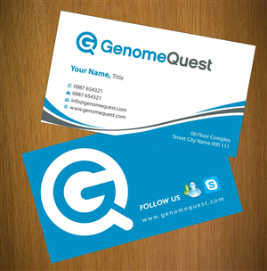 Business Card Design by Sbss for GenomeQuest, Inc. | Design: #1587718