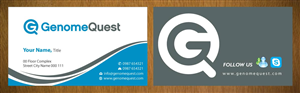 Business Card Design by Sbss for GenomeQuest, Inc. | Design: #1587719