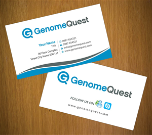 Business Card Design by Sbss for GenomeQuest, Inc. | Design: #1587721