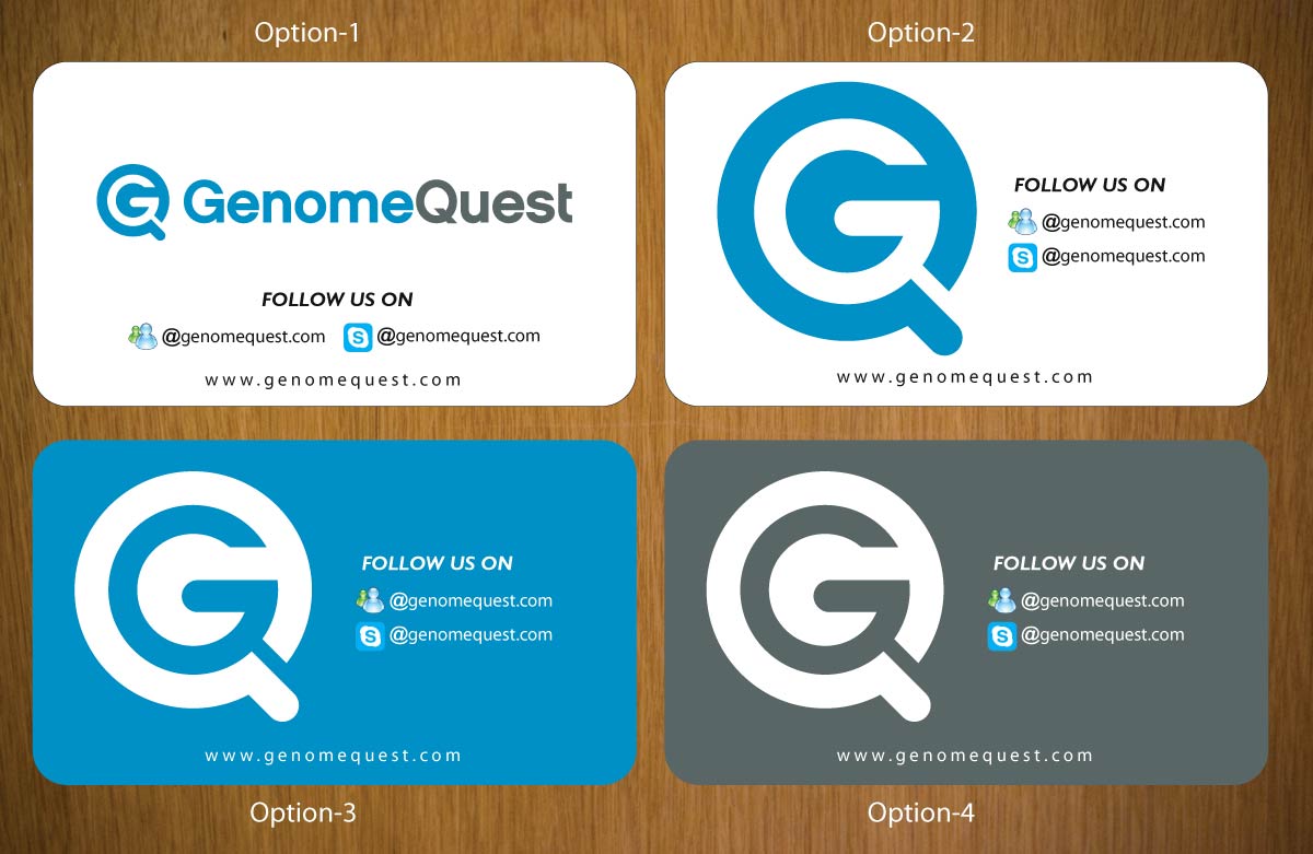 Business Card Design by Sbss for GenomeQuest, Inc. | Design #1587745
