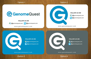 Business Card Design by Sbss for GenomeQuest, Inc. | Design: #1587745