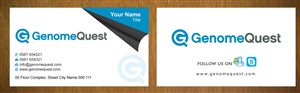 Business Card Design by Sbss for GenomeQuest, Inc. | Design: #1587864