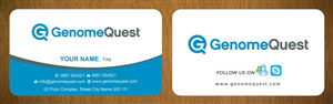 Business Card Design by Sbss for GenomeQuest, Inc. | Design: #1587879