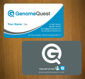 Business Card Design by Sbss for GenomeQuest, Inc. | Design: #1587885