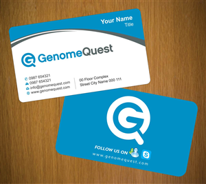 Business Card Design by Sbss for GenomeQuest, Inc. | Design: #1587901