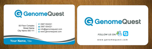 Business Card Design by Sbss for GenomeQuest, Inc. | Design: #1587904