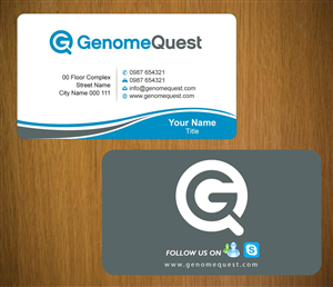 Business Card Design by Sbss for GenomeQuest, Inc. | Design: #1587967
