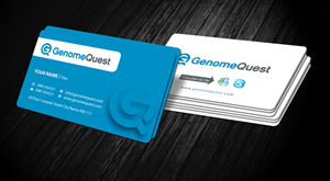 Business Card Design by Sbss for GenomeQuest, Inc. | Design: #1589775