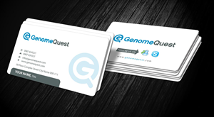 Business Card Design by Sbss for GenomeQuest, Inc. | Design: #1589778