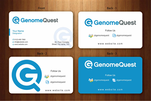 Business Card Design by Sbss for GenomeQuest, Inc. | Design: #1592279