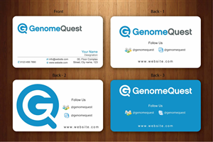 Business Card Design by Sbss for GenomeQuest, Inc. | Design: #1592288