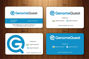 Diseño de Tarjeta de Presentación por Sbss para GenomeQuest, Inc. | Diseño: #1596247