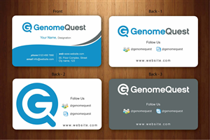 Diseño de Tarjeta de Presentación por Sbss para GenomeQuest, Inc. | Diseño: #1596258