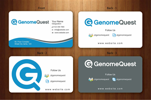 Diseño de Tarjeta de Presentación por Sbss para GenomeQuest, Inc. | Diseño: #1596352