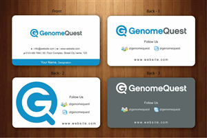 Diseño de Tarjeta de Presentación por Sbss para GenomeQuest, Inc. | Diseño: #1596354