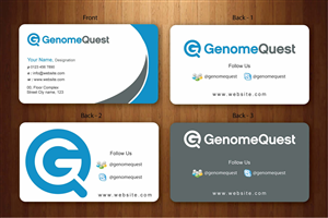 Diseño de Tarjeta de Presentación por Sbss para GenomeQuest, Inc. | Diseño: #1596366