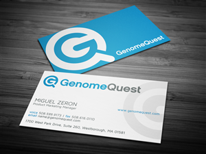 Business Card Design by HYPdesign for GenomeQuest, Inc. | Design: #1586813