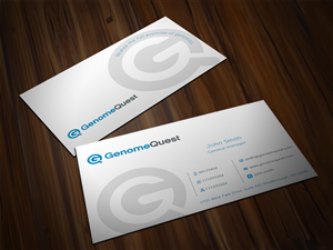 Business Card Design by Scorpius design for GenomeQuest, Inc. | Design #1583588