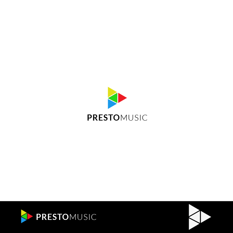 Logo Design by Triple22A for PrestoMusic | Design #5886914