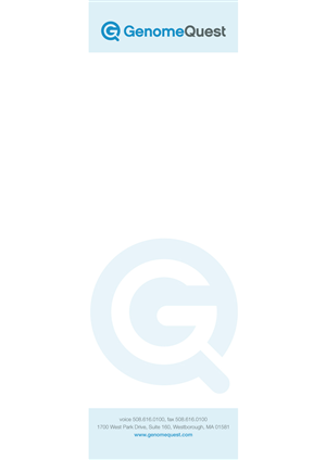 Design En-Tête par Comunicamente Lab pour GenomeQuest, Inc. | Design : #1599447