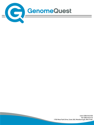 Design En-Tête par darlthedreamer pour GenomeQuest, Inc. | Design #1590898