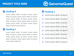 PowerPoint Design by Best Design Hub for GenomeQuest, Inc. | Design: #1589046