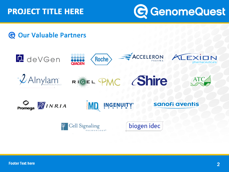 PowerPoint Design by Best Design Hub for GenomeQuest, Inc. | Design #1589059