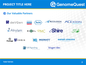 PowerPoint Design by Best Design Hub for GenomeQuest, Inc. | Design: #1589059