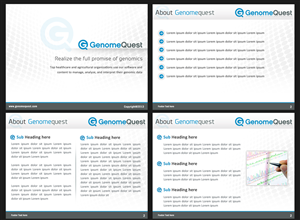 PowerPoint Design by Best Design Hub for GenomeQuest, Inc. | Design: #1623115