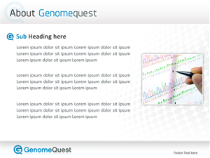 PowerPoint Design by Best Design Hub for GenomeQuest, Inc. | Design: #1623138